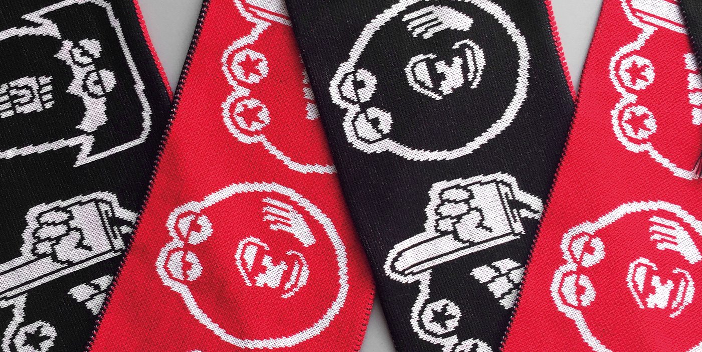 Scarf detail, Steve ESPO Powers